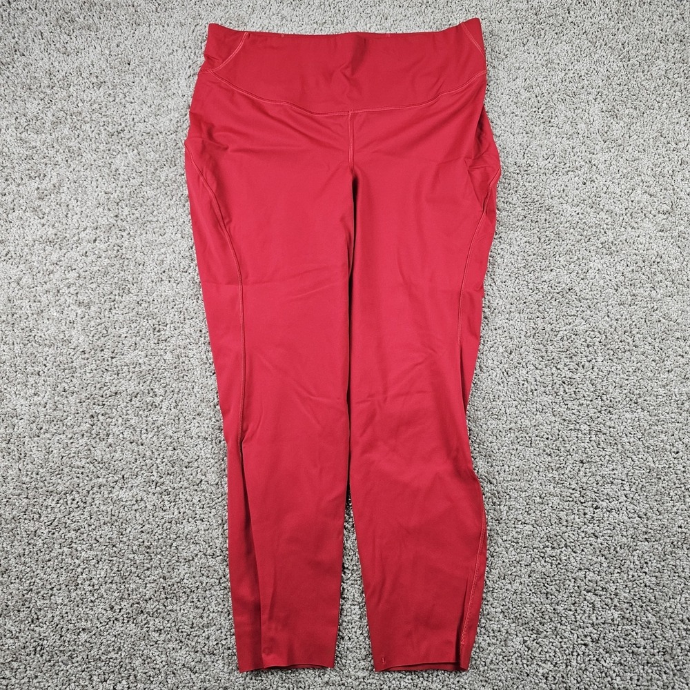 Lululemon Base Pace High-Rise Tight 25" Size 14 Dark Red Leggings W5DKHS